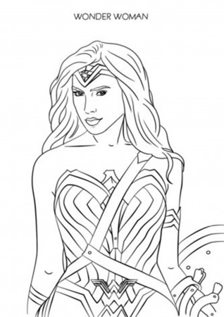 Free & Easy To Print Wonder Woman Coloring Pages | Superhero coloring pages,  Wonder woman art, Superhero coloring
