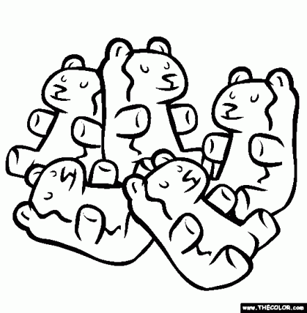 Gummi Bears Coloring Page | Free Gummi Bears Online Coloring