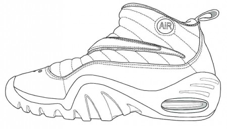 Vans Shoes Coloring Pages at GetDrawings | Free download