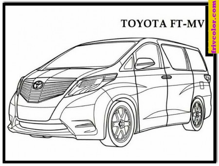 Toyota 5 - Friv Free Coloring Pages For Children - Miscellaneous ...