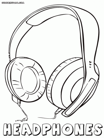 Microphone coloring pages | Coloring pages to download and print