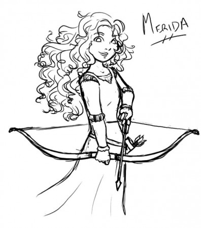 Coloring Pages Merida at GetDrawings.com | Free for personal ...