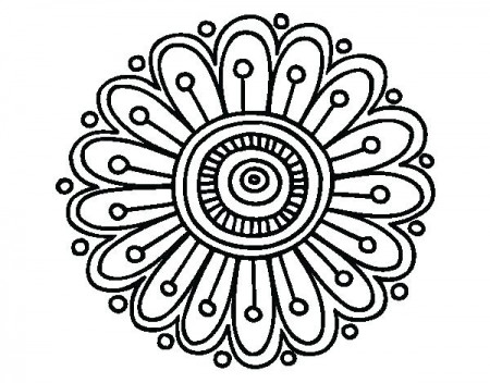 Daisy Flower Coloring Pages at GetDrawings | Free download