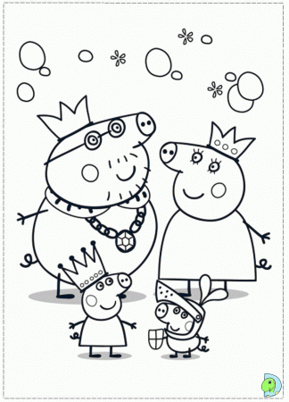 Colouring Pages Peppa Pig
