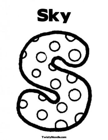 Sky-coloring-19 | Free Coloring Page Site