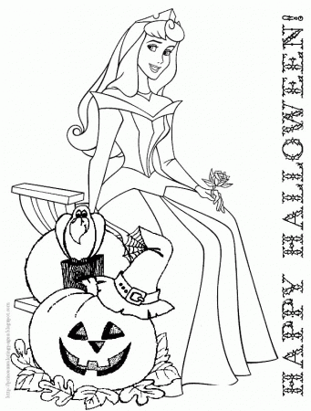 Disney-halloween-coloring-17 | Free Coloring Page Site