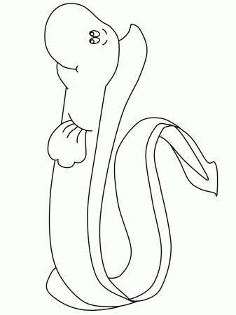 slime eel coloring page | Coloring Kids