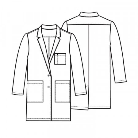 Lab Coats by Maevn Unisex Twill Lab Coat | allheart.