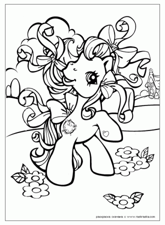 My Little Pony coloring pages 9 My Little Pony Christmas Coloring 