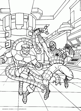 Spiderman Coloring Pages 3 #26696 Disney Coloring Book Res 