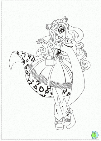 monster dolls Colouring Pages (page 2)
