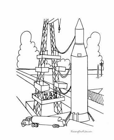 Space coloring pages!