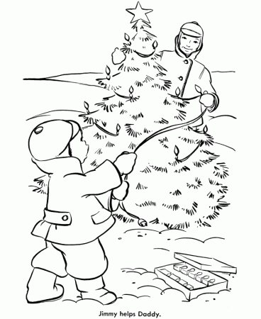 BlueBonkers : Christmas Tree Coloring Pages - 4