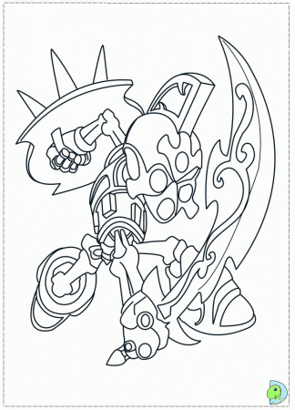 Tech element skylanders Colouring Pages