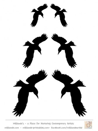 Printable Bird Silhouettes
