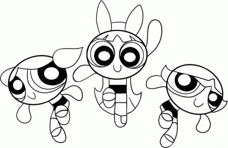 Funny: Powerpuff Girls Printable Coloring Pages Picture 