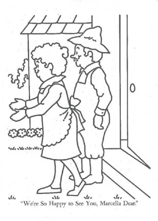 Raggedy Ann Coloring Book: Janet's Country Home