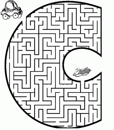 Printable Maze To Color | Coloring - Part 4