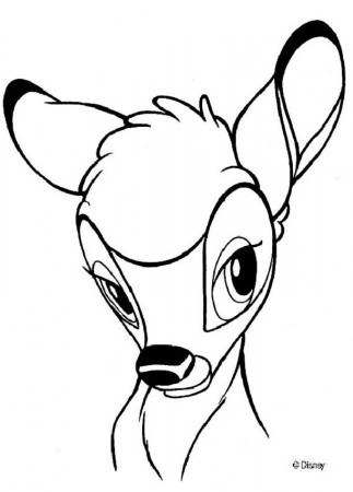 Bambi : Coloring pages, Drawing for Kids, Free Kids Games (page 2)