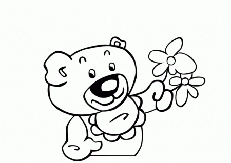 Teddy Bear Coloring Pages - Free Coloring Pages For KidsFree 