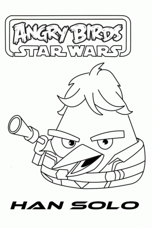 Coloring Pages Angry Birds Star Wars | download free printable 