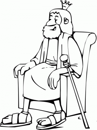 Coloring Pages - King David