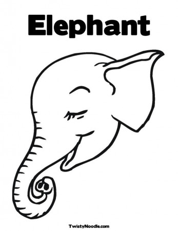 indan elephant Colouring Pages (page 3)