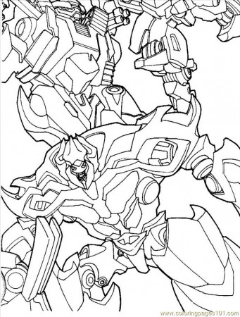 Coloring Pages Transformers (07) (Cartoons > Transformers) - free 