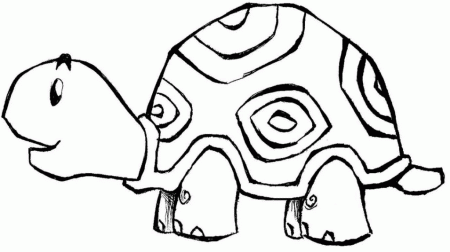 A small turtle smile – coloring pages for kids | Easy Coloring 