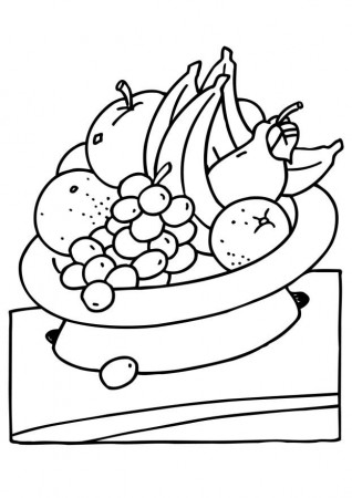 Coloring Pages Of Fruit Valentine 2012