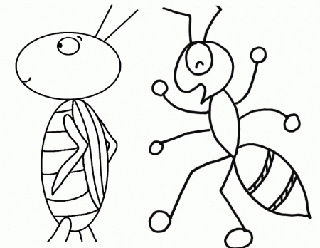 Funny Grasshopper For Coloring Book Stock Vector Izakowski 138429 
