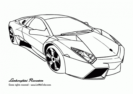 Simple Cool Cars Coloring Page HelloColoring Com Coloring Pages 