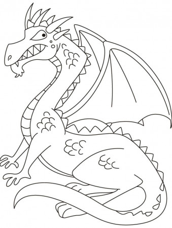 flying dragon Colouring Pages (page 3)