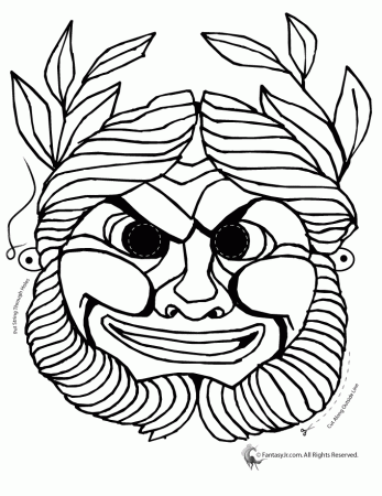 greek costumes Colouring Pages (page 2)