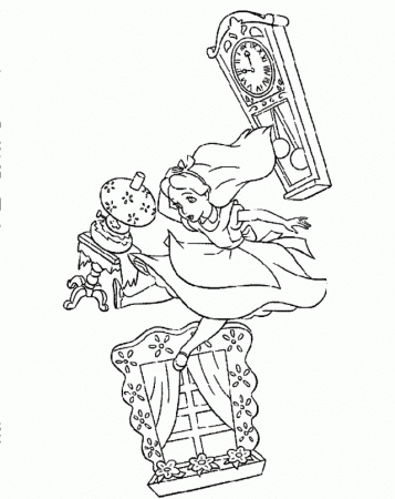 Download Alice In The Wonderland Movie Coloring Pages Or Print 