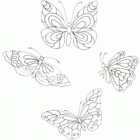 Butterflies Coloring Pages 10 | Free Printable Coloring Pages 