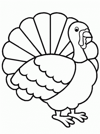 Printable Thanksgiving Coloring Page Baby Amp S First Coloring 