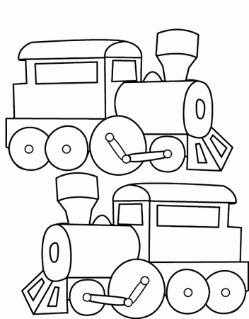 Old School Train Coloring Page | Image Coloring Pages