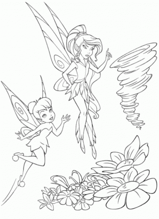 Download Vidia And Tinker Bell Looking For Something Coloring Page 