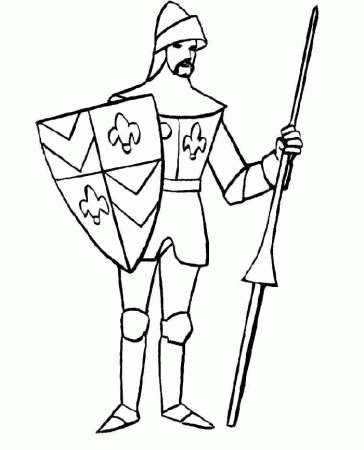 knight coloring pages | Coloring Picture HD For Kids | Fransus 