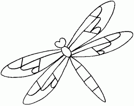 Download Animal Dragonfly Coloring Page Free For Kids Or Print 