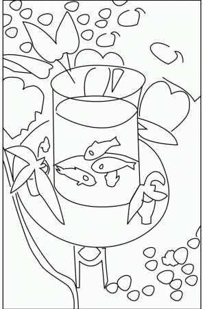 Coloring Book Matisse 39 S Gold Fish Neo 166033 Goldfish Coloring 
