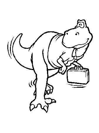 Printable Dinosaur Dino1 Animals Coloring Pages - Coloringpagebook.com