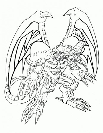 Yu Gi Oh Coloring Page : Printable Coloring Book Sheet Online for 
