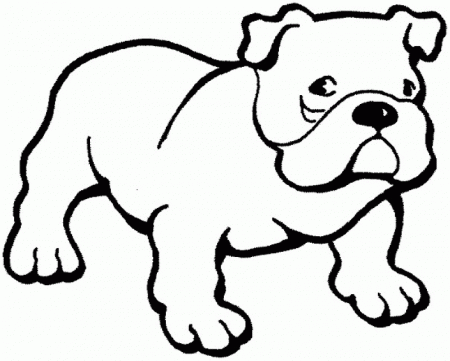Bulldog Pictures To Color - HD Printable Coloring Pages