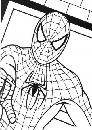 Spiderman Coloring Pages Printable Coloring Pages For Adults 