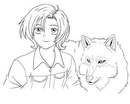 peter and the wolf coloring pages | Online Coloring Pages