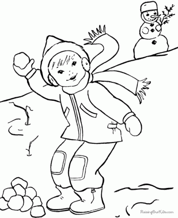 Winter Sled Sports coloring pages book for kids boys winter 