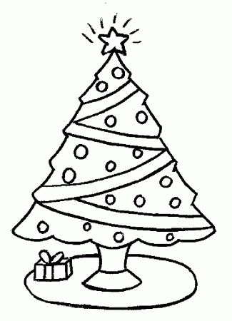 Free Christmas Tree Coloring Pages for Kids – Christmas Coloring 