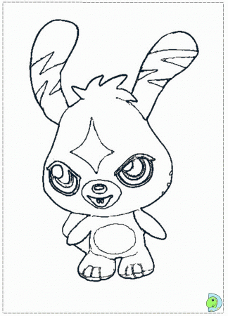 Moshi Monsters Coloring page - DinoKids.